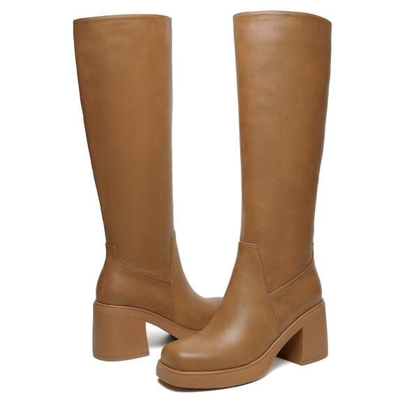 HEIFIN Knee High Boots for Women Square Toe Tall Boots Size 9 - Picture 4 of 4